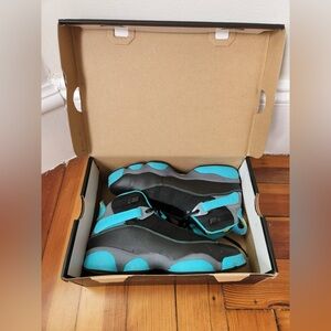 Jordan Kids 6 rings in Black, grey & electric blue